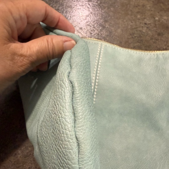 221. Blush Hand/shoulder Bag, Mint Green - Picture 8 of 12